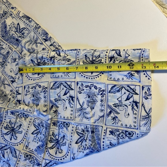 C&C California Women’s 100 % Linen Relaxed Wide Leg Crop Pant Size Large BOHO - Picture 11 of 11